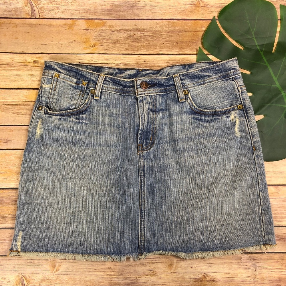 VTG Polo Ralph Lauren Gigi Denim Skirt - Size 8/29